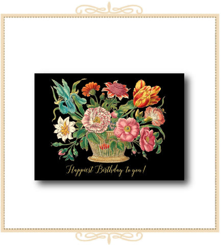 Happiest Birthday To You BIRTHDAY Greeting Card 5" x 7" (C-HBT)