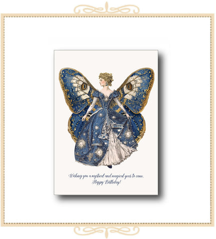 Wishing You A Mystical And Magical Year To Come. BIRTHDAY Greeting Card 4.25" x 5.5" (CA2-MAM)