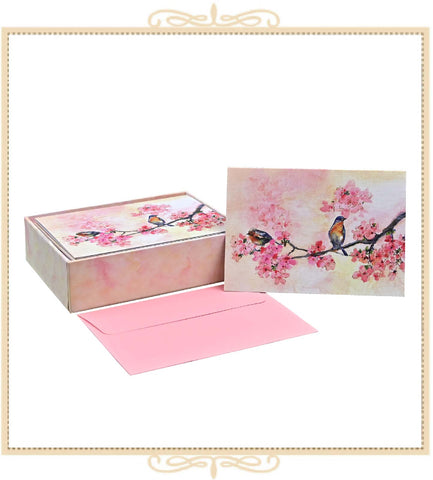 Cherry Blossoms in Spring Note Cards