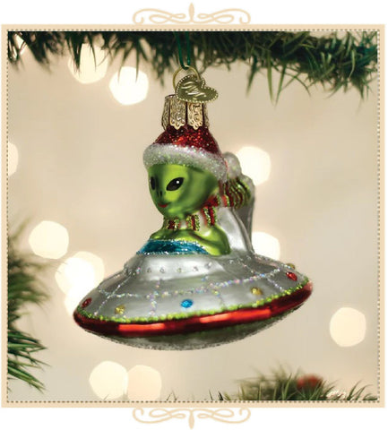 Christmas UFO Ornament