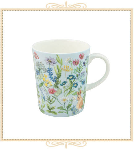 Forest Bunny Blue Mug