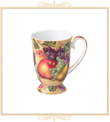 Fruit Bowl China Footed Mug