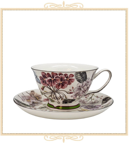 Garden Joy Teacup and Saucer
