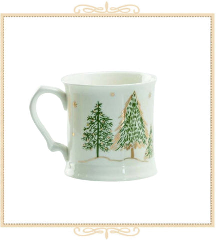 Green Pine Tree Mug