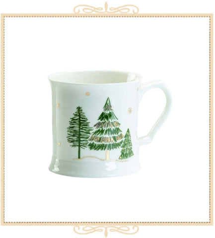 Green Pine Tree Mug