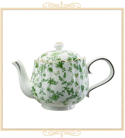 Greenery Garden Teapot