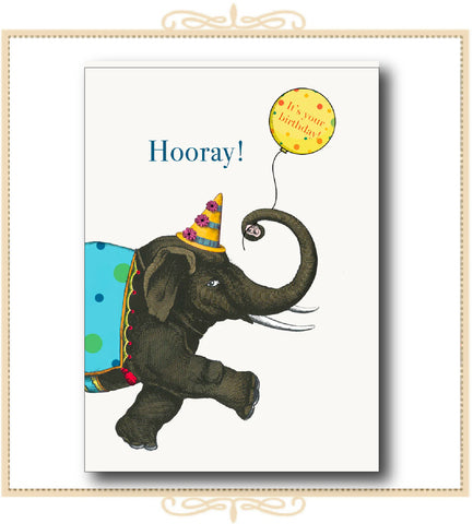 Hooray! It's Your Birthday Greeting Card 5" x 7" (C-IYBE)