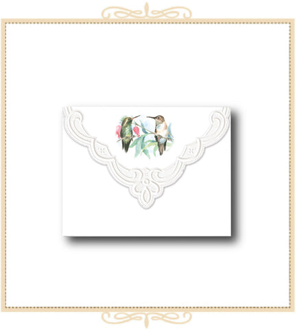 Hummingbird Embossed Note Card Set