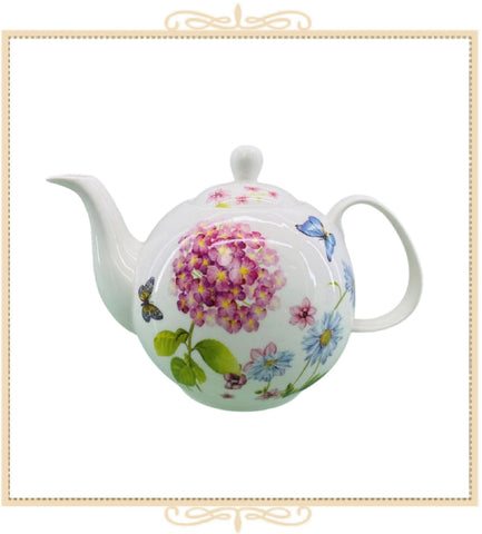 Hydrangea Garden Teapot