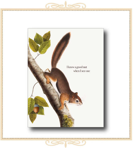 I Know A Good Nut When I See One Greeting Card 4.25" x 5.5" (CA2-IKA)