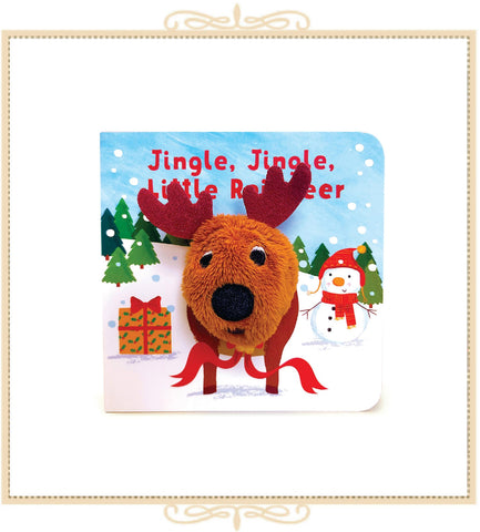 Jingle, Jingle, Little Reindeer Finger Puppet Christmas Board Book