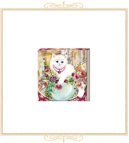 Kitten Vase Pocket Notepad (42383)