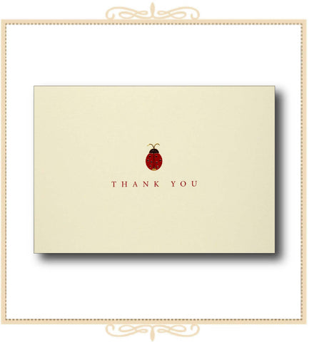 Ladybug Thank You Cards