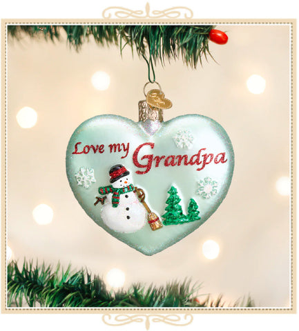 Love My Grandpa Ornament