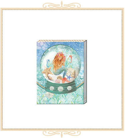 Mermaid Globe Pocket Notepad (46038)