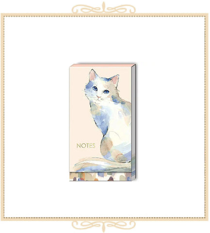 Notes (White Cat) Pocket Notepad (59243)