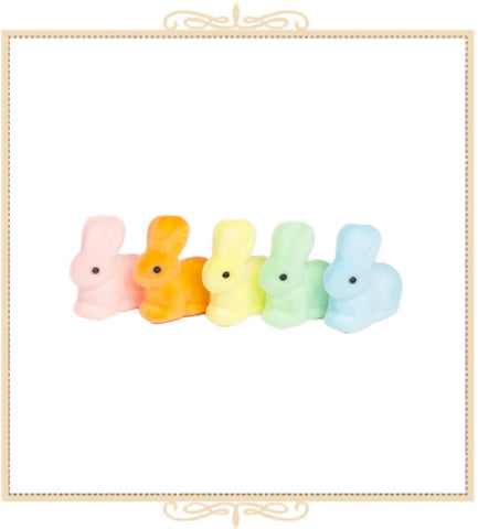 Pastel Mini Easter Bunnies 5 Pack