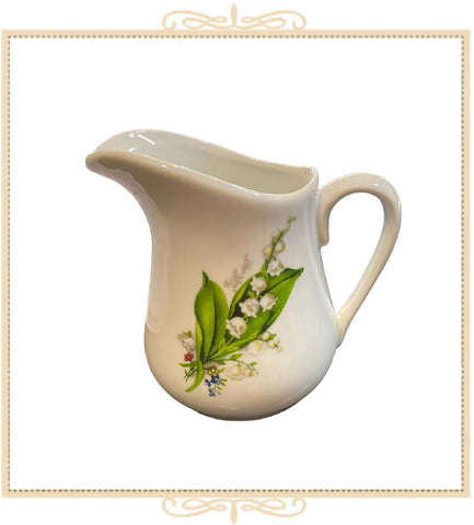 Queen Mary Signature Creamer Pitcher in Assorted Floral Designs