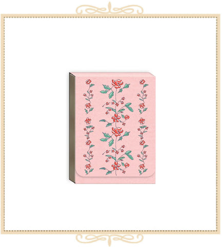 Regalia Pink with Roses Pocket Notepad (54546)