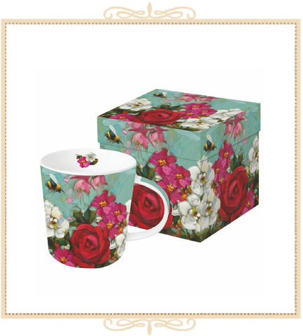 Rose Garden Tea Mug - Gift Boxed