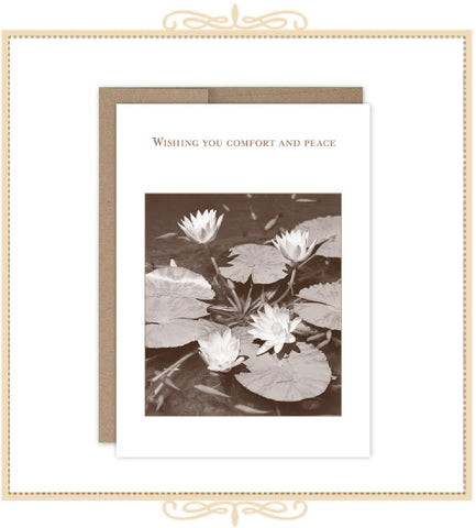 Wishing You Comfort and Peace. SYMPATHY CARD (SM789)