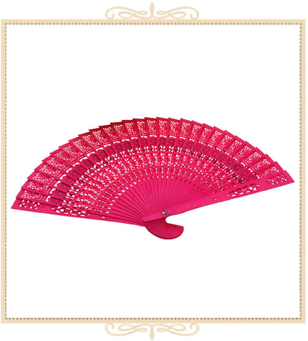 Scented Colorful Wooden Fans