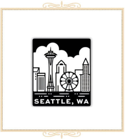 Seattle Skyline Sticker