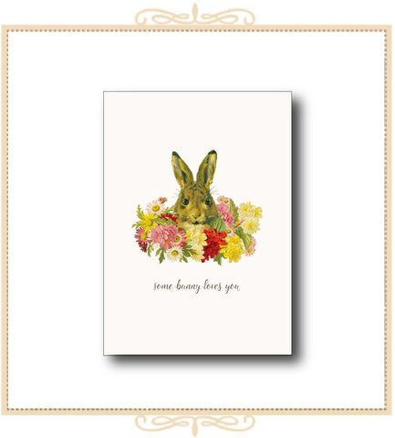 Some Bunny Loves You Greeting Card 4.25" x 5.5" (CA2-SBL)