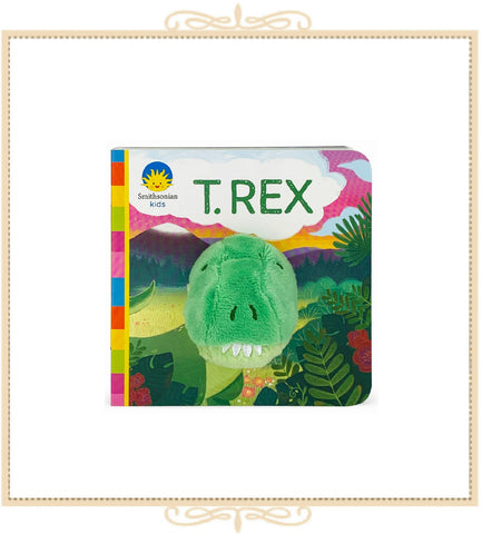 I Am a T. Rex Finger Puppet Board Book from Smithsonian Kids