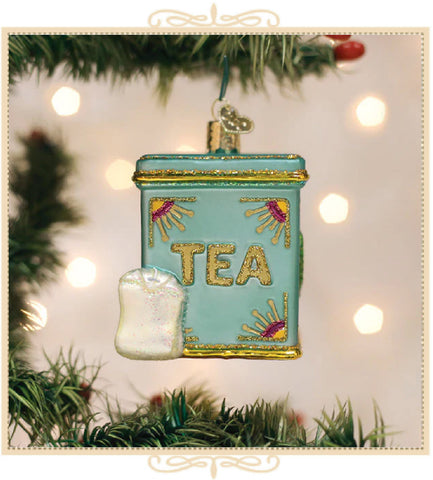 Tea Tin Ornament