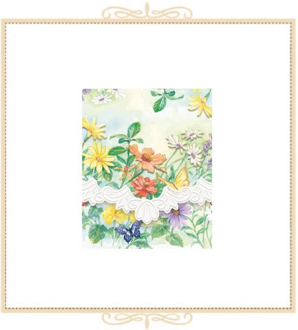 Travel Purse Pad - Spring Blooms