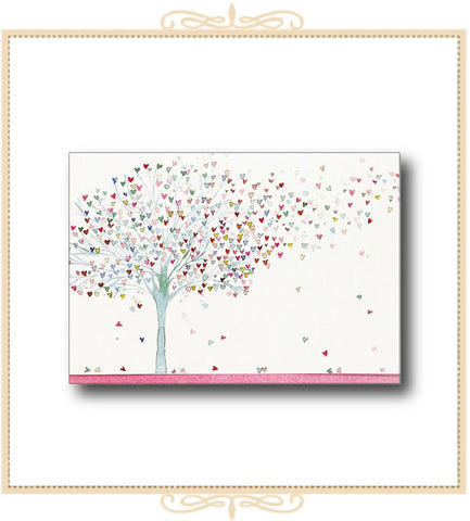 Tree of Hearts Note Cards