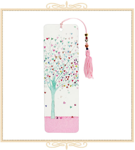 Tree of Hearts Beaded Bookmark
