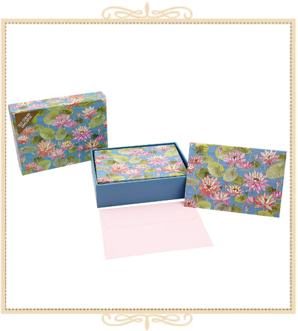 Water Lilies Note Cards