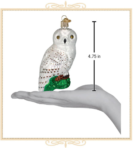 Great White Owl Ornament