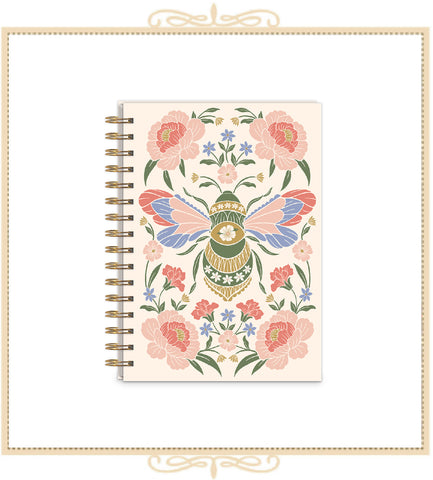 Wildflower Meadow Bee Spiral Journal (82034)
