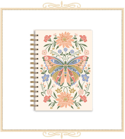 Wildflower Meadow Butterfly Spiral Journal (82033)