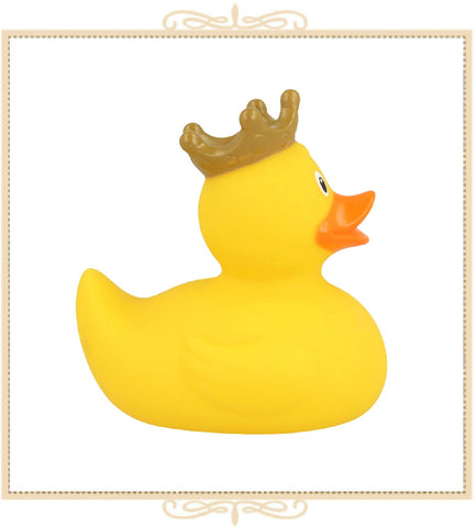 Yellow Duck with Crown