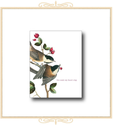 You Make My Heart Sing Greeting Card 4.25" x 5.5" (CA2-YMS)