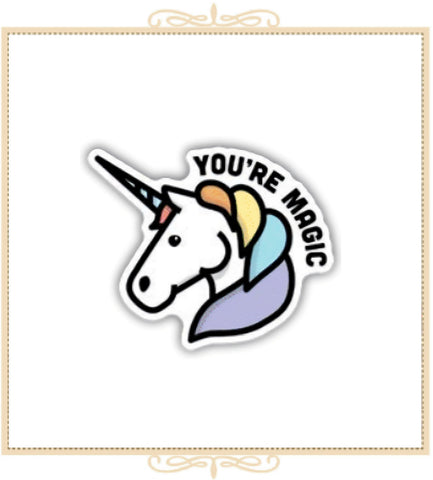 You're Magic Unicorn Sticker