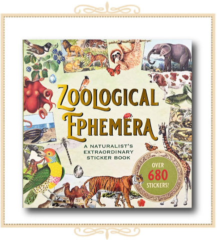 Zoological Ephemera Sticker Book