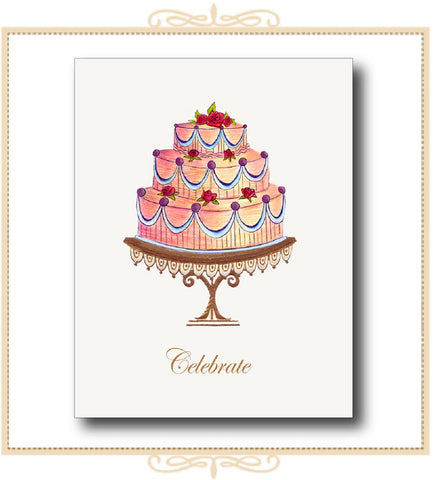 Celebrate! Glitter Greeting Card 4.25" x 5.5" (CA2-CE)