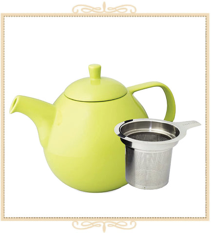 Curve Teapot With Infuser 45 oz Lime