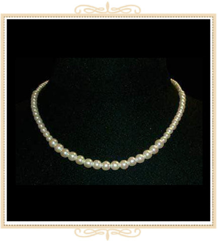 Ivory Pearl Necklace 9590-16