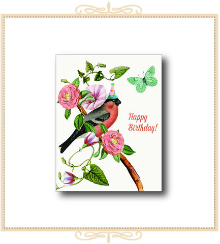Happy Birthday Glitter Greeting Card 4.25" x 5.5" (CGA2-HBPB)