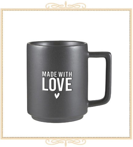 Made With Love - Matte Café Mug