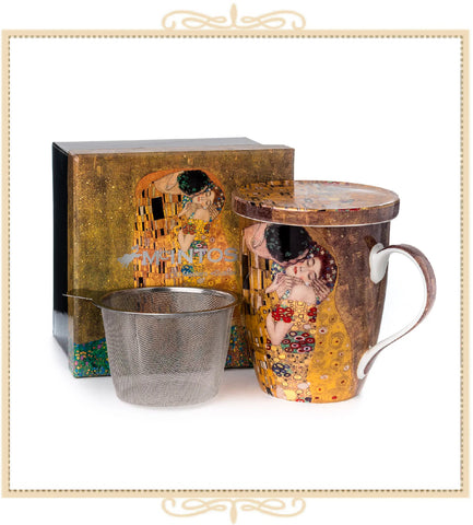 McIntosh The Kiss Gustav Klimt - Mug & Infuser Set