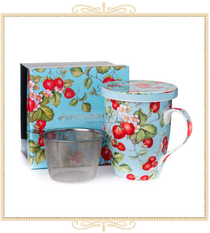 McIntosh Strawberries Forever - Mug & Infuser Set