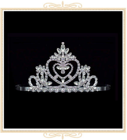 Pageant Praise Tiara with Combs (16491)