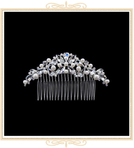 Pearl Cluster Hair Comb (16560)